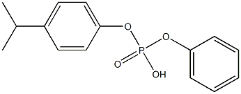 p-Isopropylphenyl Phenyl Phosphate Structural