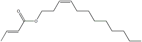 Z-3-Dodecenyl E-Crotonate Structural