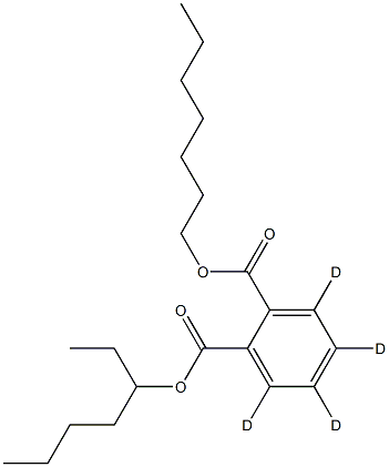 n-Heptyl 1-Ethylpentyl Phthalate-d4 Structural