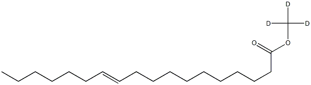 Vaccenic Acid Methyl-d3 Ester Structural