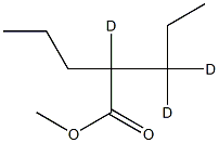 Valproic Acid Methyl Ester-d3 Structural