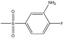 2-FLUORO-5-METHYLSULFONYLANILINE