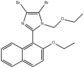 4,5-DIBROMO-1-ETHOXYMETHYL-2-(2-ETHOXY-NAPHTHALEN-1-YL)-1H-IMIDAZOLE