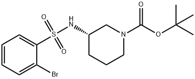 S-3-(2-bromobenzenesulfonamido)-N-Boc-piperidine
