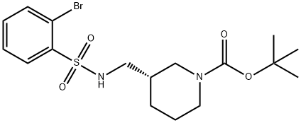 (S)-tert-Butyl 3-((2-bromophenylsulfonamido)methyl)piperidine-1-carboxylate
