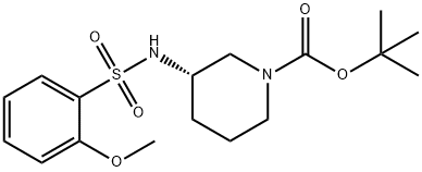 (S)-3-(2-Methoxy-benzenesulfonylamino)-piperidine-1-carboxylic acid tert-butyl ester
