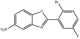 2-(2-bromo-5-fluorophenyl)-1,3-benzoxazol-5-amine