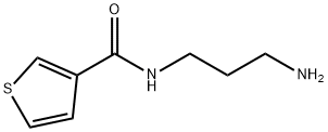 N-(3-aminopropyl)thiophene-3-carboxamide Structural