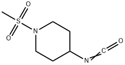 Piperidine, 4-isocyanato-1-(methylsulfonyl)- Structural