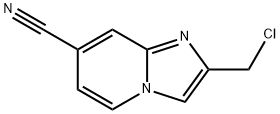 Imidazo[1,2-a]pyridine-7-carbonitrile, 2-(chloromethyl)- Structural