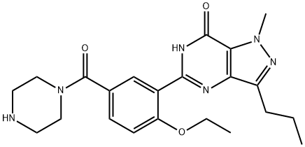 Desethyl Carbodenafil Structural