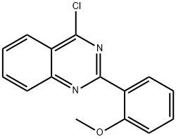 Quinazoline, 4-chloro-2-(2-methoxyphenyl)- Structural