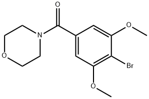 Methanone, (4-bromo-3,5-dimethoxyphenyl)-4-morpholinyl- Structural