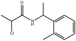Propanamide, 2-chloro-N-[1-(2-methylphenyl)ethyl]- Structural