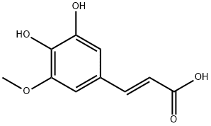 trans-5-Hydroxyferulic acid Structural