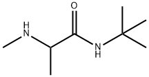 Propanamide, N-(1,1-dimethylethyl)-2-(methylamino)- Structural