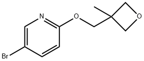Pyridine, 5-bromo-2-[(3-methyl-3-oxetanyl)methoxy]- Structural