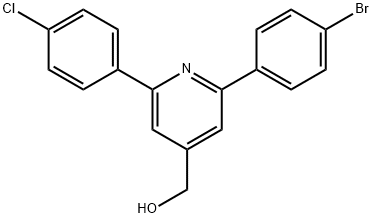 JR-9143, (2-(4-Bromophenyl)-6-(4-chlorophenyl)pyridin-4-yl)methanol, 97% Structural