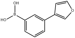 Boronic acid, B-[3-(3-furanyl)phenyl]- Structural