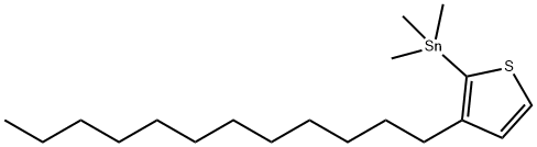 Stannane, (3-dodecyl-2-thienyl)trimethyl- Structural