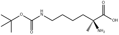 H-α-Me-Lys(Boc)-OH Structural