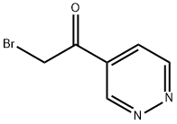 Ethanone, 2-bromo-1-(4-pyridazinyl)- Structural