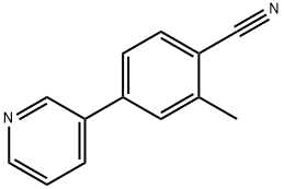 Benzonitrile, 2-methyl-4-(3-pyridinyl)- Structural
