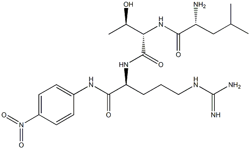 H-D-Leu-Thr-Arg-pNA Structural