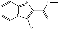 Imidazo[1,2-a]pyridine-2-carboxylic acid, 3-bromo-, methyl ester Structural