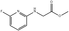 Glycine, N-(6-fluoro-2-pyridinyl)-, methyl ester Structural