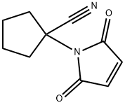 Cyclopentanecarbonitrile, 1-(2,5-dihydro-2,5-dioxo-1H-pyrrol-1-yl)- Structural