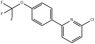 Pyridine, 2-chloro-6-[4-(trifluoromethoxy)phenyl]- Structural