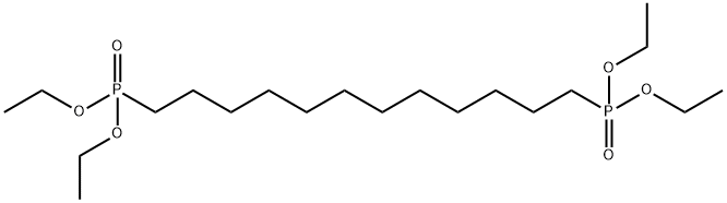 Phosphonic acid, 1,12-dodecanediylbis-, tetraethyl ester (9CI) Structural