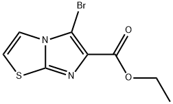 Imidazo[2,1-b]thiazole-6-carboxylic acid, 5-bromo-, ethyl ester Structural