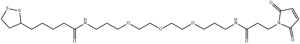 Lipoamide-PEG3-Mal