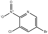 Pyridine, 5-bromo-3-chloro-2-nitro- Structural