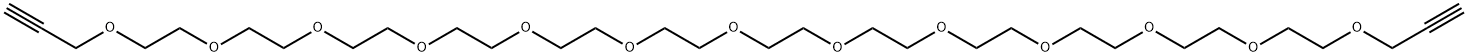 Bis-Propargyl-PEG13 Structural