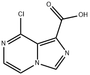 Imidazo[1,5-a]pyrazine-1-carboxylic acid, 8-chloro- Structural