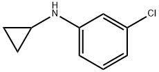 Benzenamine, 3-chloro-N-cyclopropyl- Structural