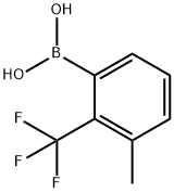Boronic acid, B-[3-methyl-2-(trifluoromethyl)phenyl]- Structural
