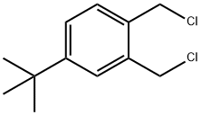 Benzene, 1,2-bis(chloromethyl)-4-(1,1-dimethylethyl)- Structural
