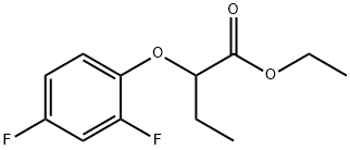 ethyl 2-(2,4-difluorophenoxy)butanoate Structural