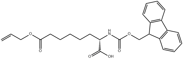 Fmoc-Asu(Oall)-OH Structural