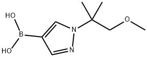 Boronic acid, B-[1-(2-methoxy-1,1-dimethylethyl)-1H-pyrazol-4-yl]- Structural