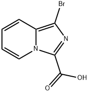 Imidazo[1,5-a]pyridine-3-carboxylic acid, 1-bromo- Structural
