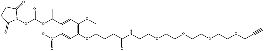 PC Alkyne-PEG4-NHS carbonate ester Structural