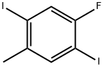 Benzene, 1-fluoro-2,5-diiodo-4-methyl- Structural