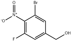 Benzenemethanol, 3-bromo-5-fluoro-4-nitro- Structural