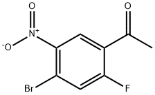 Ethanone, 1-(4-bromo-2-fluoro-5-nitrophenyl)- Structural