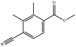 Benzoic acid, 4-cyano-2,3-dimethyl-, methyl ester Structural